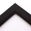 1-1/2 " Black  Plain Linen Liner