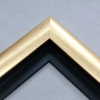 1  inch deep Gold Floater frame