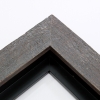 This simple but expressive frame features an organic wood grain face, complete with whorls and shallow ridges. The dark grey-brown finish is antiqued with touches of light grey that highlight the rustic texture.
Ideal for medium and large size artworks. The natural simplicity of this countryside frame is the perfect match for nature or farmland photographs or oil paintings.