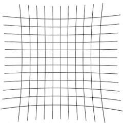 A geometric example of lens distortion